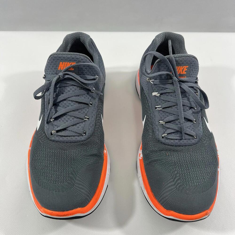 Nike Free Trainer V7 Grey/Orange/White Athletic Shoes Sneakers Mens Size 11
